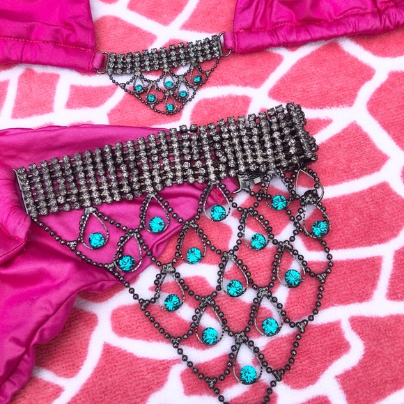 SOLD/// NWT beach bunny bikini Fly Me To the moon in pink extremely RARE; L set - Picture 6 of 16